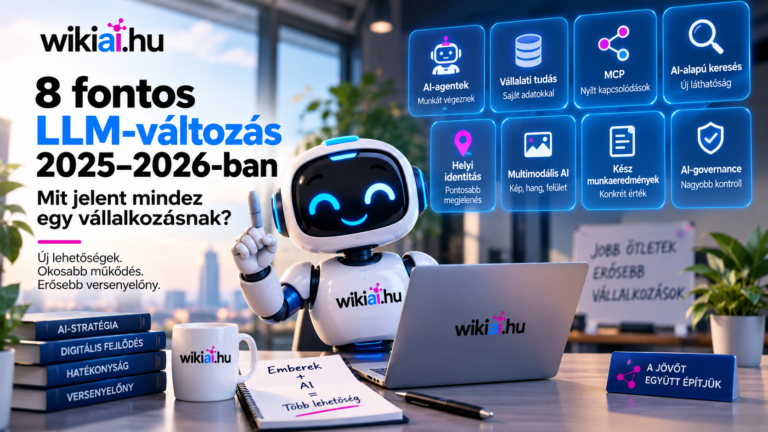 8 fontos LLM-változás 2025–2026-ban – AI-agentek, vállalati tudás és AI-keresés üzleti környezetben