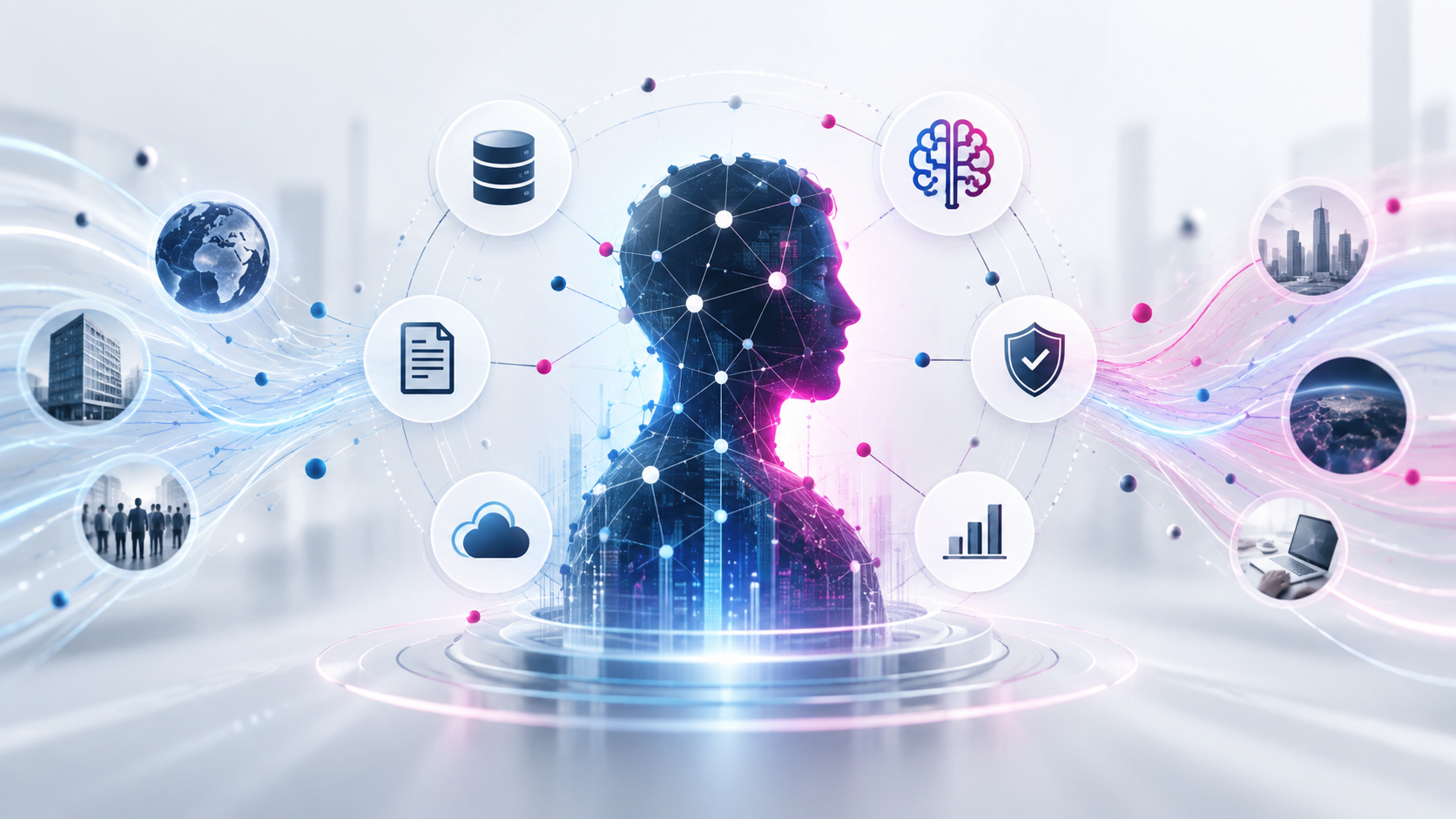 Digitális identitás és mesterséges intelligencia kapcsolata egy összekapcsolt üzleti információs hálózatban