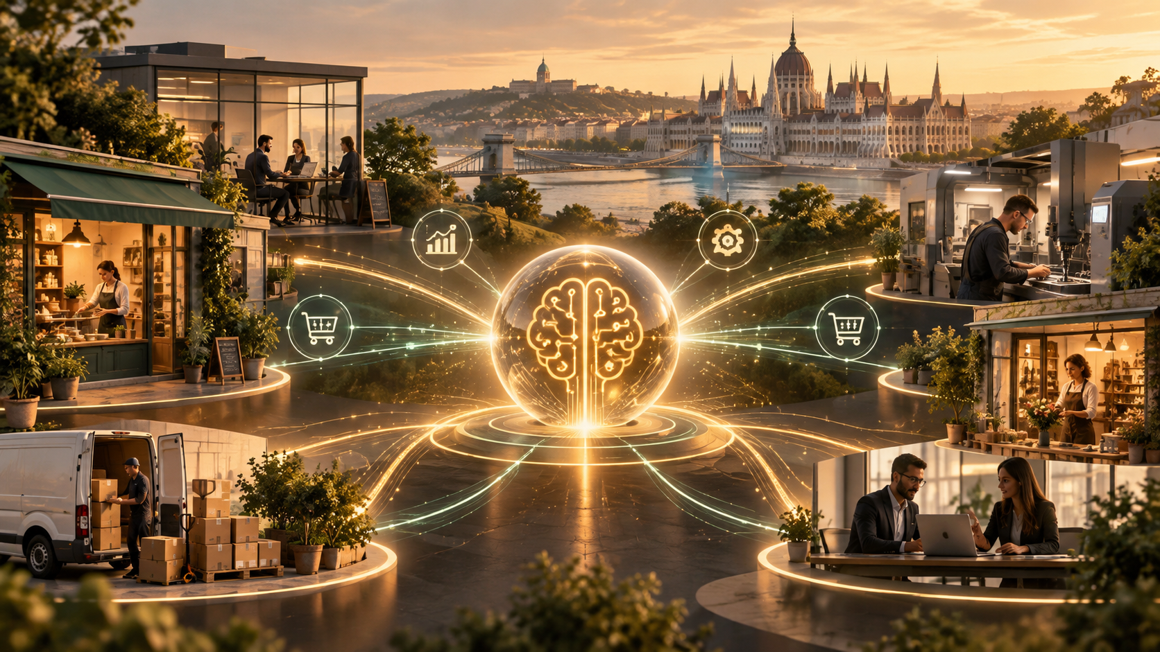 Mesterséges intelligencia és magyar vállalkozások kapcsolata Budapest üzleti környezetében